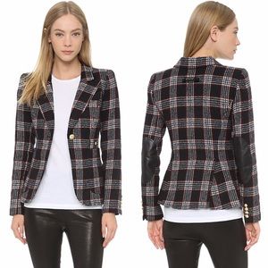 Smythe Plaid Duchess Blazer
